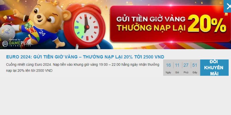 Khuyến mãi thưởng 1% với giá trị shock trong khi tham gia W88 Khuyến mãi thưởng 1% với giá trị shock trong khi tham gia W88